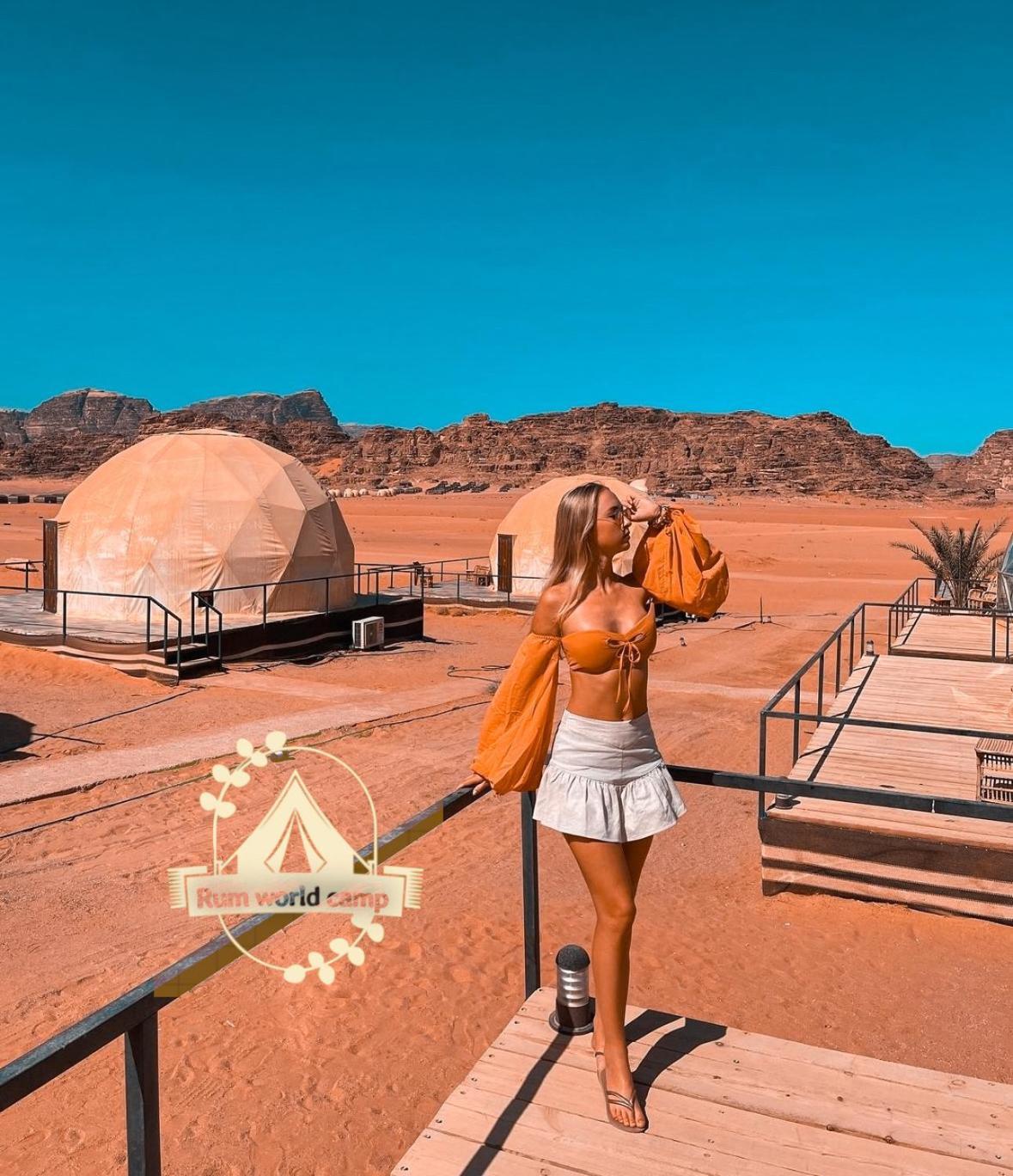 Rum World Bubble Luxury Camp Wadi Rum Exteriör bild