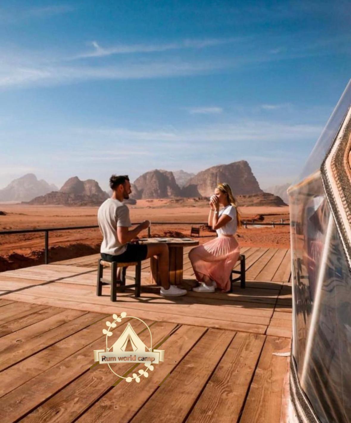 Rum World Bubble Luxury Camp Wadi Rum Exteriör bild
