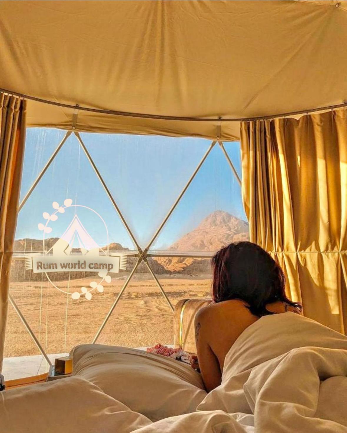 Rum World Bubble Luxury Camp Wadi Rum Exteriör bild